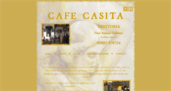 Desktop Screenshot of cafecasita.co.uk